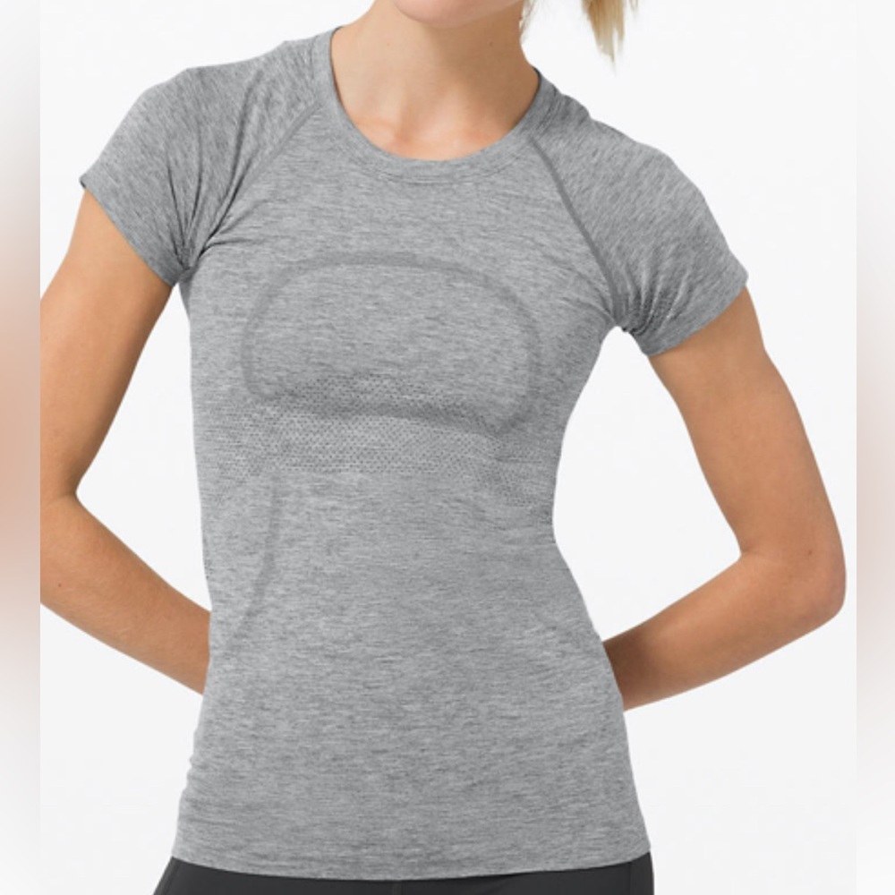 Size 2 Gray short sleeve, swiftly tech 2.0.